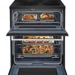 KitchenAid - 6.7 Cu. Ft. Self-Cleaning Freestanding Double Oven Electric Convection Range - Black Stainless Steel