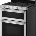 Maytag - 6.0 Cu. Ft. Self-Cleaning Freestanding Fingerprint Resistant Double Oven Gas Convection Range - Stainless steel