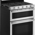 Maytag - 6.0 Cu. Ft. Self-Cleaning Freestanding Fingerprint Resistant Double Oven Gas Convection Range - Stainless steel