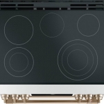 Café - 6.7 Cu. Ft. Slide-In Double Oven Electric True Convection Range with Built-In Wi-Fi - Matte White