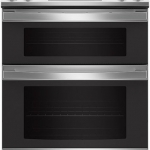 GE - 6.6 Cu. Ft. Slide-In Double Oven Electric True Convection Range with Self-Steam Cleaning and No-Preheat Air Fry - Stainless steel