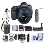 Canon EOS 5D Mark IV DSLR with 24-105mm USM Lens with Premium Accessory Bundle