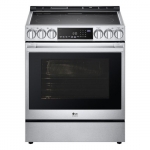 LG - STUDIO 6.3 Cu. Ft. Smart Slide-In Electric True Convection Range with EasyClean, Air Sous Vide and Air Fry - Stainless steel