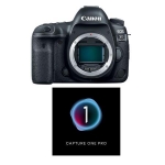 Canon EOS 5D Mark IV DSLR Body with Canon Log with Capture One Pro Photo Editing Software