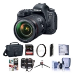 Canon EOS 6D Mark II DSLR with EF 24-105mm f/4L IS II USM Lens W/Free Acc Bundle