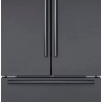 Bosch - 800 Series 21 Cu. Ft. French Door Counter-Depth Smart Refrigerator - Black Stainless Steel