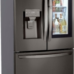 LG - 29.7 Cu. Ft. French Door-in-Door Smart Refrigerator with Craft Ice and InstaView - Black Stainless Steel
