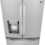 Package - LG - 27.7 Cu. Ft. French Door Smart Refrigerator with External Ice and Water - Stainless steel + 3 more items