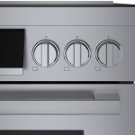 Bosch - 800 Series 3.9 Cu. Ft. Freestanding Electric Induction Industrial Style Range - Stainless steel