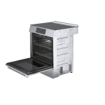 Bosch - Benchmark Series 4.6 cu. ft. Slide-In Electric Induction Range with Self-Cleaning - Stainless steel