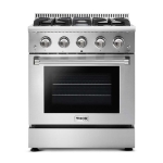 Thor Kitchen - 4.2 cu. ft.Slide-In Professional Gas Range in Liquid Propane - Stainless steel