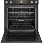 KitchenAid - 5.8 Cu. Ft. Slide-In Gas Convection Range - Black Stainless Steel