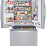 LG - 29.7 Cu. Ft. French Door-in-Door Smart Refrigerator with Craft Ice - Stainless steel