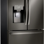 Package - LG - 27.7 Cu. Ft. French Door Smart Refrigerator with External Ice and Water - Black Stainless Steel + 3 more items