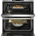 Café - 6.7 Cu. Ft. Self-Cleaning Slide-In Double Oven Dual Fuel Convection Range, Customizable - Stainless steel