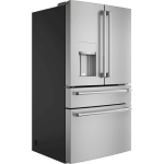 Café - 27.6 Cu. Ft. 4-Door French Door Refrigerator, Customizable - Brushed Stainless Steel
