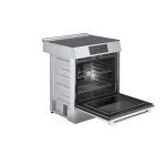 Bosch - 800 Series 4.6 cu. ft. Slide-In Electric Induction Range with Self-Cleaning - Stainless steel