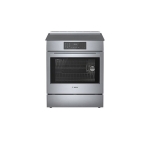 Bosch - 800 Series 4.6 cu. ft. Slide-In Electric Induction Range with Self-Cleaning - Stainless steel