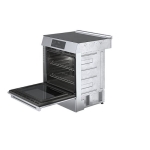 Bosch - 800 Series 4.6 cu. ft. Slide-In Electric Induction Range with Self-Cleaning - Stainless steel