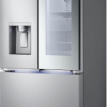 LG - 25.5 Cu. Ft. French Door Counter-Depth Smart Refrigerator with Mirror InstaView - Stainless steel