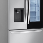 Package - LG - 25.5 Cu. Ft. French Door Counter-Depth Smart Refrigerator with InstaView - Stainless steel + 3 more items