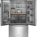 KitchenAid - 23.8 Cu. Ft. French Door Counter-Depth Refrigerator - Stainless steel