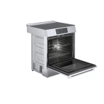 Bosch - Benchmark Series 4.6 cu. ft. Slide-In Electric Induction Range with Self-Cleaning - Stainless steel