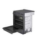 Bosch - 800 Series 4.6 Cu. Ft. Slide-In Electric Convection Range with Self-Cleaning - Black Stainless Steel