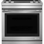 JennAir - 6.4 Cu. Ft. Self-Cleaning Slide-In Electric Convection Range - Silver