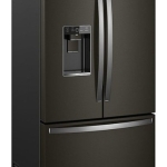 Whirlpool - 23.8 Cu. Ft. French Door Counter-Depth Refrigerator - Black Stainless Steel