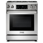 Thor Kitchen - 4.55 cu. Ft. Freestanding LP Gas Range with Self Cleaning