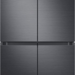 Dacor - 22.8 Cu. Ft. 4-Door Flex French Door Counter Depth Refrigerator with Dual Reveal Doors and FlexZone™ - Graphite Stainless Steel