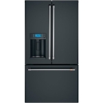 Café - 22.2 Cu. Ft. French Door Counter-Depth Refrigerator, Customizable - Matte Black