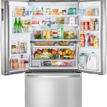 Whirlpool - 23.8 Cu. Ft. French Door Counter-Depth FingerPrint Resistant Refrigerator - Stainless steel