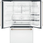 Café - 22.2 Cu. Ft. French Door Counter-Depth Refrigerator, Customizable - Matte White