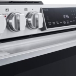 LG - STUDIO 6.3 Cu. Ft. Freestanding Electric Induction True Convection Range with EasyClean, InstaView and Air Fry - Stainless steel