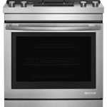 JennAir - 6.4 Cu. Ft. Self-Cleaning Slide-In Dual Fuel Convection Range - Stainless steel