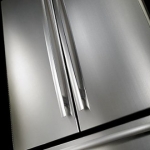 JennAir - 21.9 Cu. Ft. French Door Counter-Depth Refrigerator - Stainless steel