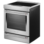 KitchenAid - 7.1 Cu. Ft. Self-Cleaning Slide-In Electric Induction Convection Range - Stainless steel