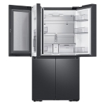 Samsung - 29 cu. ft. 4-Door Flex™ French Door Refrigerator with WiFi, Beverage Center and Dual Ice Maker - Black Stainless Steel