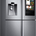 Samsung - Family Hub 28 Cu. Ft. 4-Door Flex French Door Fingerprint Resistant Refrigerator - Stainless steel