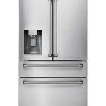 Thor Kitchen - 21.6-cu ft Professional French Door Refrigerator with Ice and Water Dispenser, Counter Depth - Stainless steel