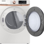 - 7.5 cu. ft. Smart Electric Dryer with Steam Sanitize+ and Sensor Dry - Ivory