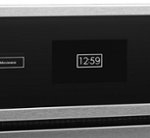 JennAir - 1.4 Cu. Ft. Convection Microwave with Sensor Cooking and Speed-Cook - Floating Glass Black