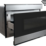 - 1.2 Cu. Ft. Microwave Drawer Works with Alexa and Easy Wave Open - Stainless steel