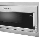  - 1.1 Cu. Ft. Built-In Low Profile Microwave with Slim Trim Kit - Stainless steel