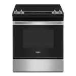 - Whirlpool - 4.8 Cu. Ft. Slide-In Electric Range and 1.9 Cu. Ft. Convection Over-the-Range Microwave with Air Fry Mode - Stainless steel