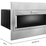  - 1.1 Cu. Ft. Built-In Low Profile Microwave with Standard Trim Kit - Stainless steel
