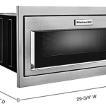 - 1.1 Cu. Ft. Built-In Low Profile Microwave with Slim Trim Kit - Stainless steel