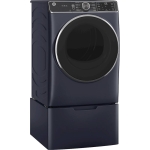 - 7.8 Cu. Ft. 12-Cycle Electric Dryer with Steam - Sapphire Blue